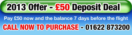 &pound;50 Deposit Deal - Winter Offer