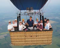 Passengers in the Out of this  world basket